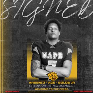 Edna Karr Standout Arsenio Bolds Jr. Signs with Arkansas Pine Bluff — image 2